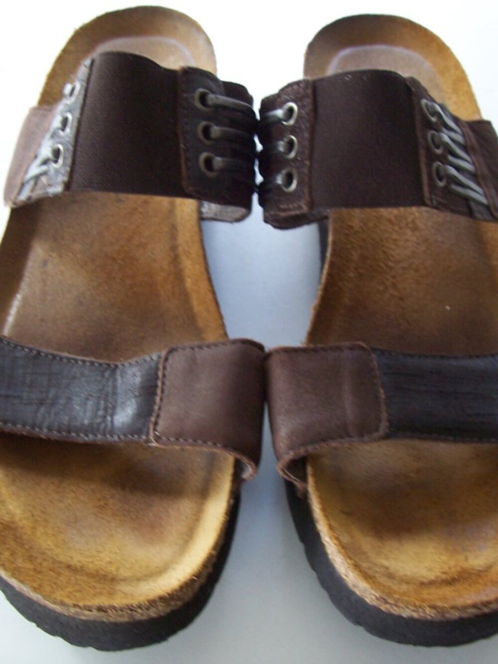 Woman's Naot Sandals Wedge Comfort Cork Insole Size 7.5